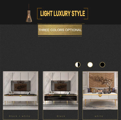 TV Table Small Sitting Room Ground Ark Of Stainless Steel Wooden Furniture Of The Lacquer That Bake