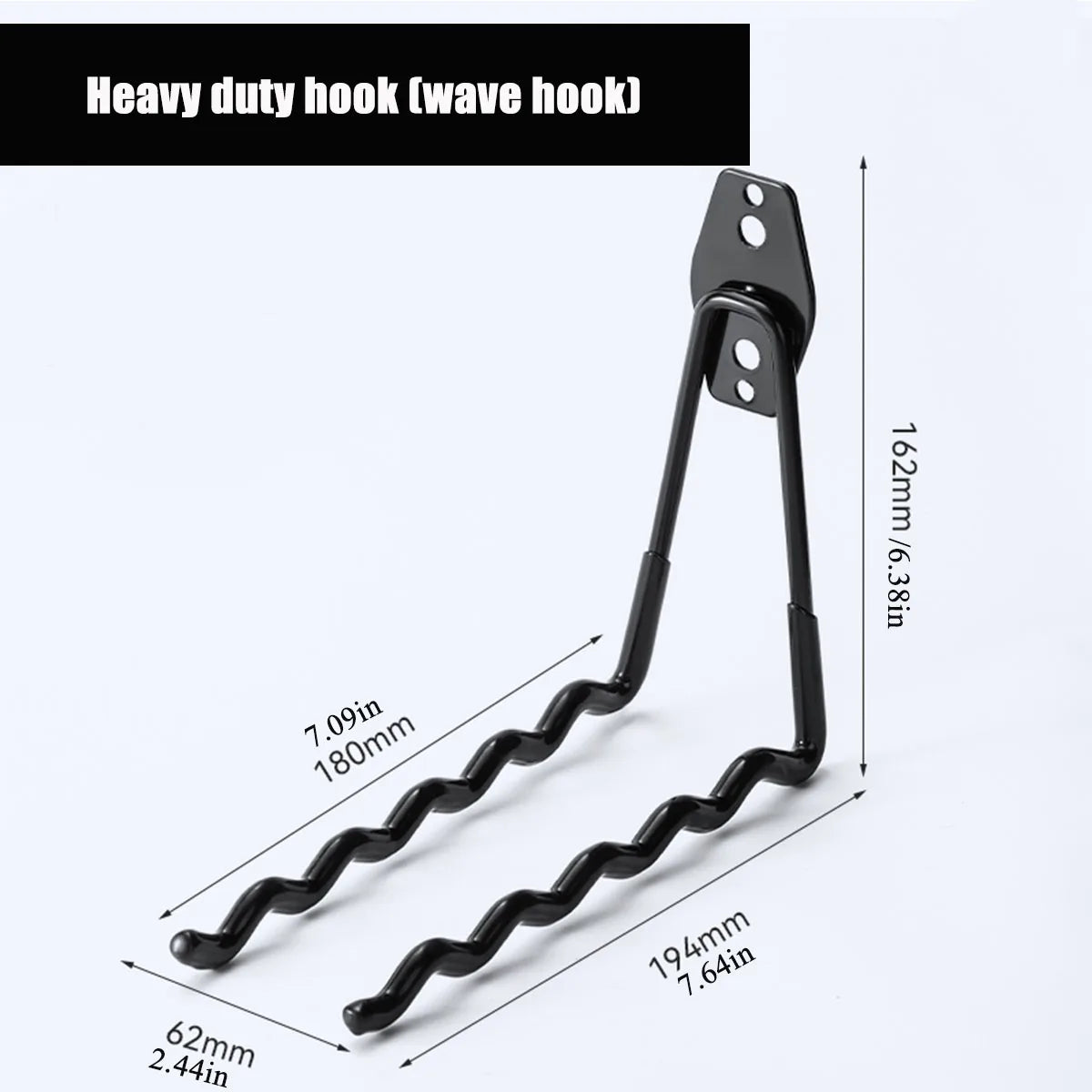 Garage Storage Utility Hooks,Garage Garden Tool Organizer,Hanging Utility Wall Mount Hooks,Heavy Duty Tool Storage Organizer