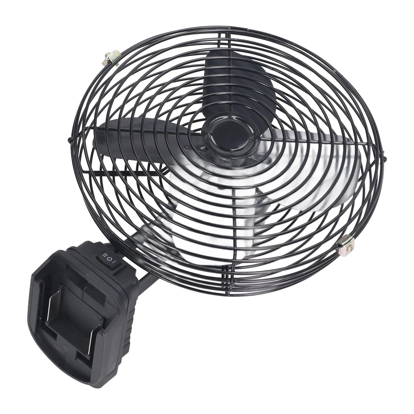 30W 8in Rechargeable Electric Fan Portable 18V Lithium Battery Electric Fan for Camping Shipped Without Battery