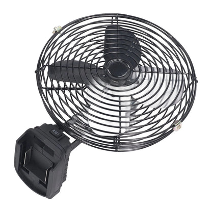 30W 8in Rechargeable Electric Fan Portable 18V Lithium Battery Electric Fan for Camping Shipped Without Battery
