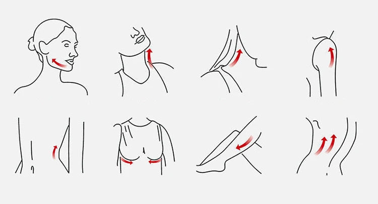 High Quality Facial Beauty Device Thicker 3D Roller Massager Skin Firming Thin Face 360° Rotatable Wrinkle Remover Relax Massage