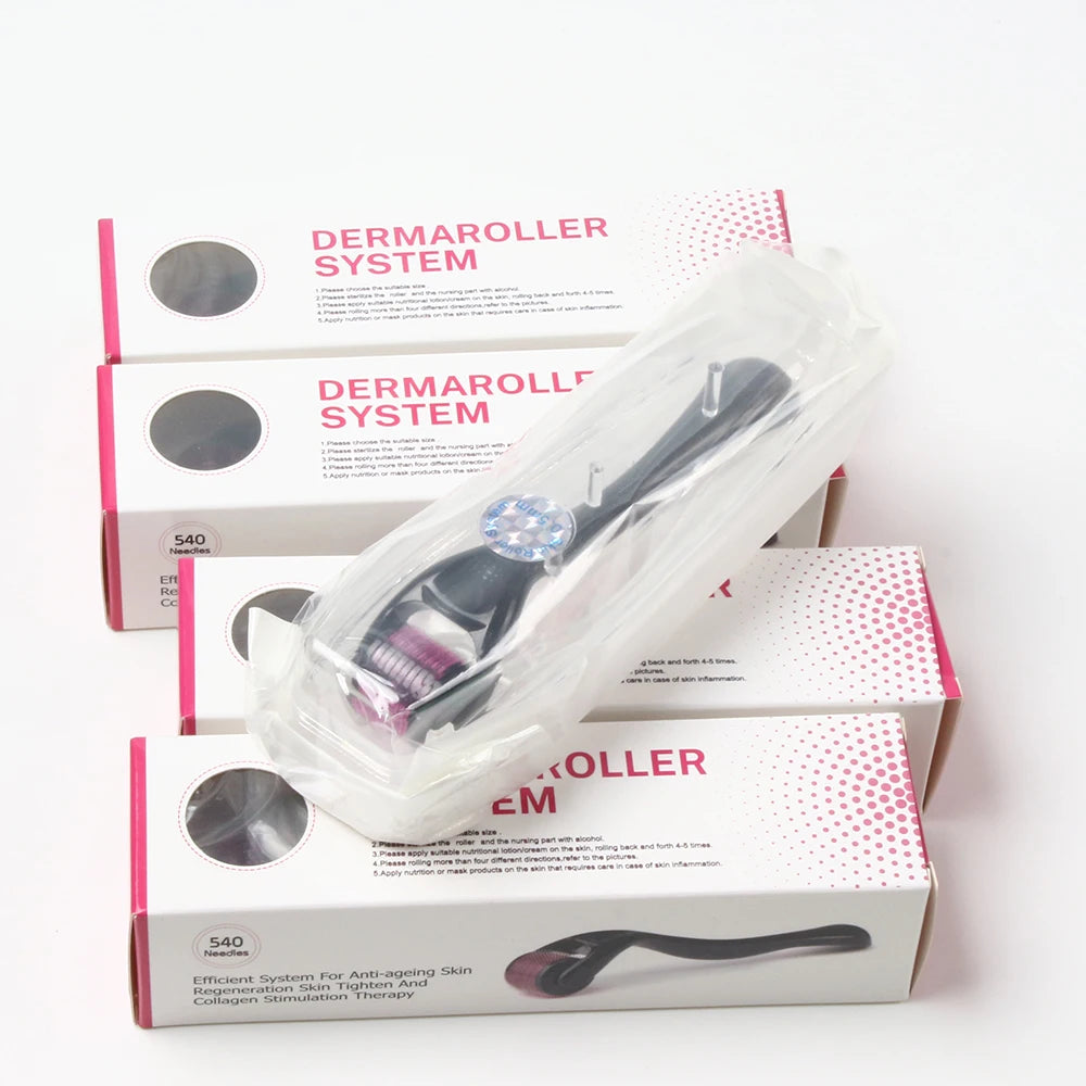 Wholesale Price 5pcs/Set Professional 540 Derma Roller Skin Care Massage Roller Tool