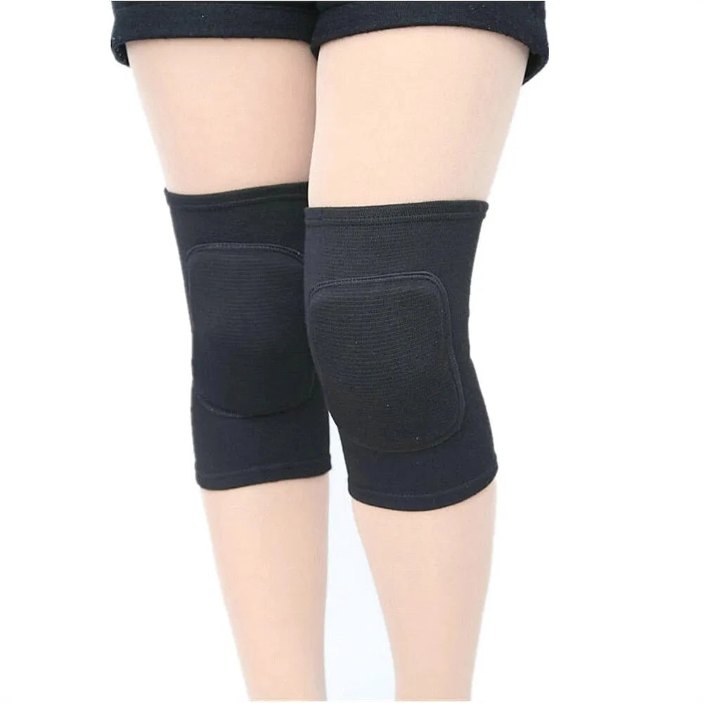 1Pair Knee Pads Fitness Dance Training Knee Protector Elastic Thickened Sponge Women Knee Brace Support For Arthritis Relief