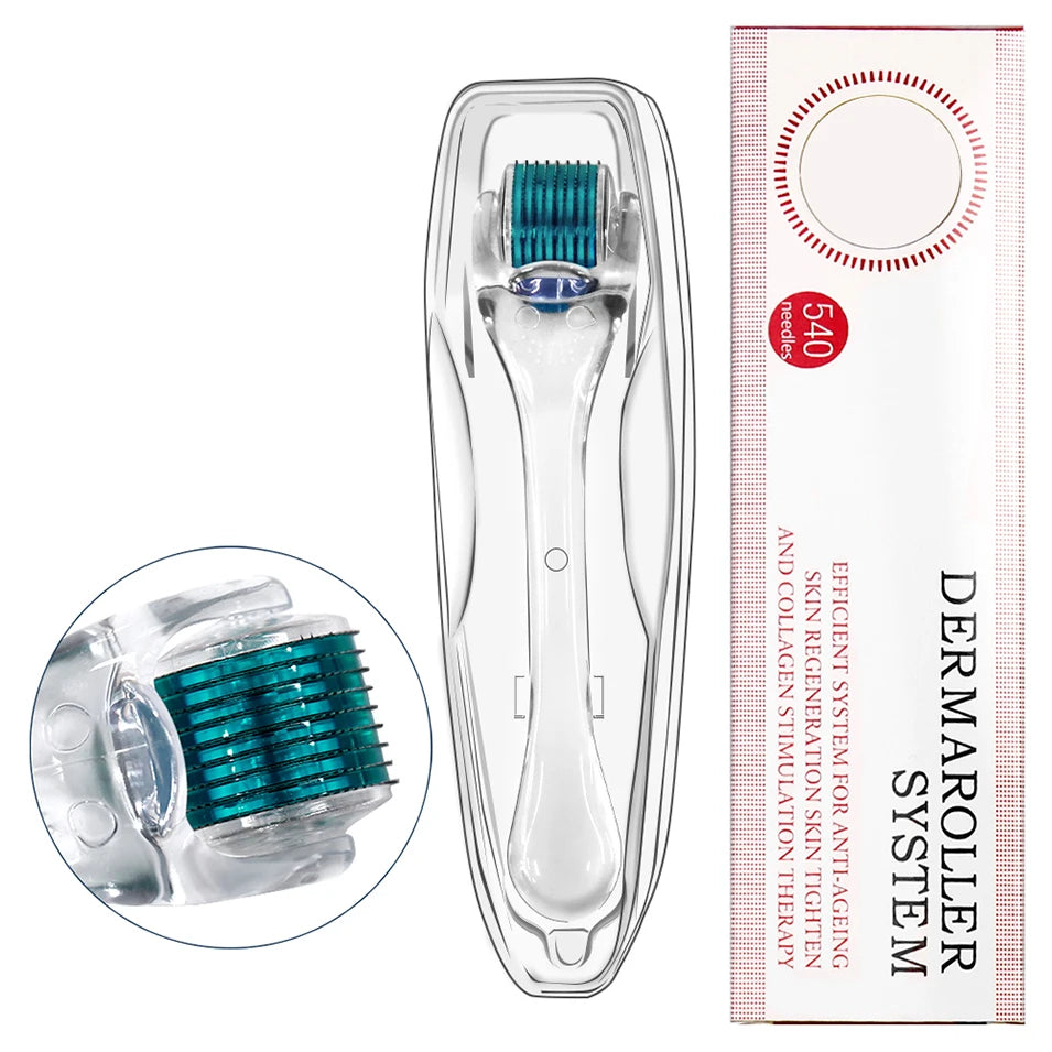 Professional Beauty Derma Roller Micro Face Roll Hair Growth For Skin Facial Hair Beard Scalp Micro Needle Face Roller Skin Care