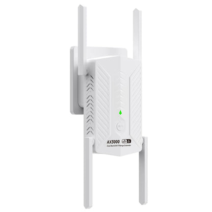 3000Mbps WiFi 6 Repeater Dual Band 2.4G&5GHz Wireless Signal Range Extender Amplifier Router Long Range Signal Booster For Home