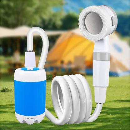 Camping Shower Set Portable Outdoor Shower Electric Hiking Shower Water Bag For Travel Car Washing Camping Survival Equipment