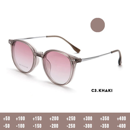 Presbyopia Reading Glasses Woman Blue Light Glass Graduated Lenses to Read Women Lens Transparent Eyepieces Woman's Eyeglasses