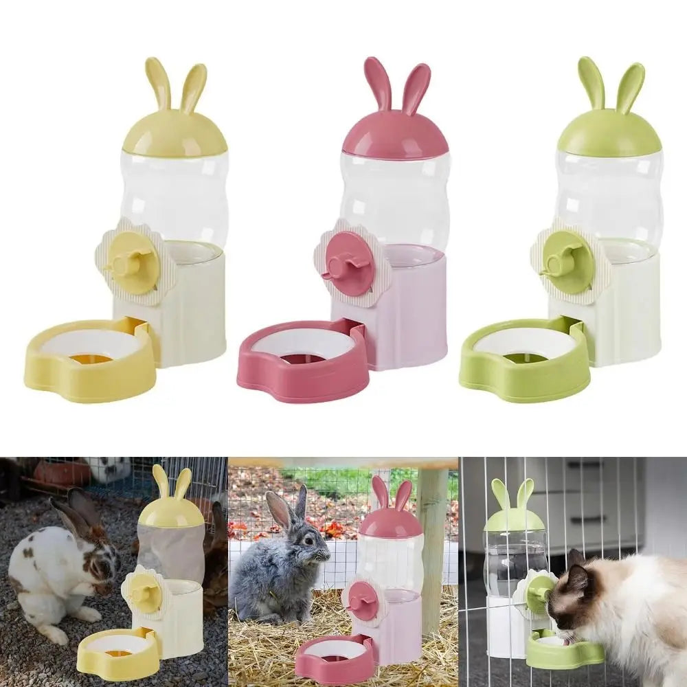 Portable Water Drinking Dispenser Large Capacity Durable Automatic Water Drinker Smooth Surface 800ml Pet Water Dispenser