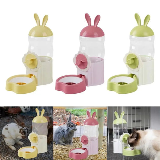 Portable Water Drinking Dispenser Large Capacity Durable Automatic Water Drinker Smooth Surface 800ml Pet Water Dispenser