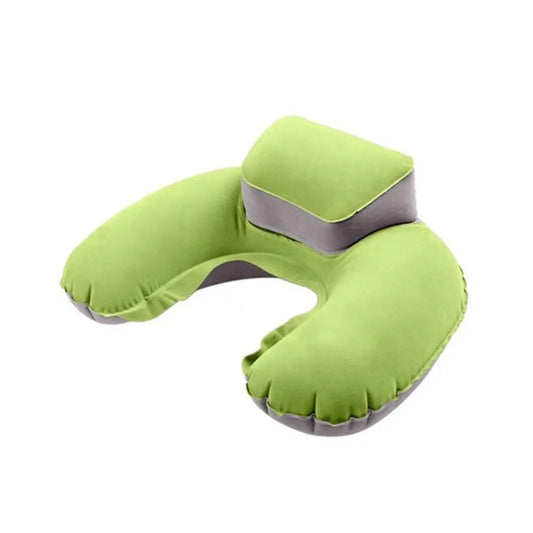 Inflatable Pillow U Shape Travel Neck Support Lightweight Airplane Sleep Camping Outdoor Pillows TPU Ergonomic Anti Leak
