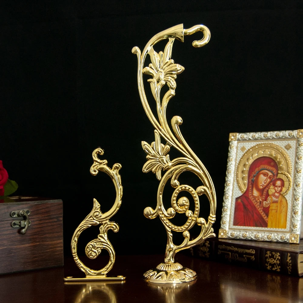 Orthodox Church Incense Burner with Wall Hook Set Metal Inner Liner Inside Burner Religious Ornament Church Supplies
