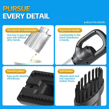 5KPa Cordless Handheld Vacuum - Rechargeable for Pet Hair, Car & Home, Lightweight for Sofa & Office