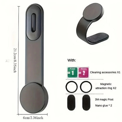 2025 New Release Magnetic Car Phone Mount – Universal Car Phone Holder for iPhone & Android, Includes 2 Metal Plates