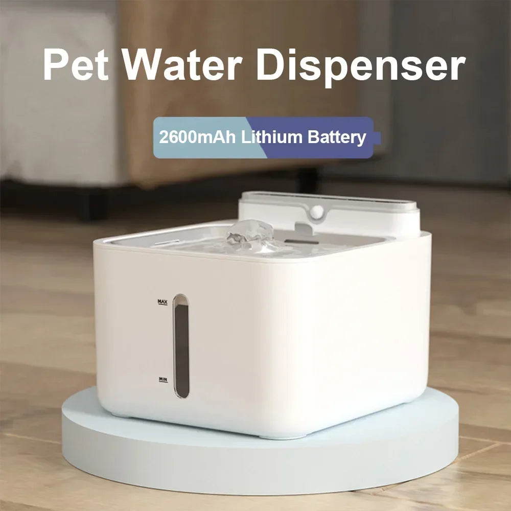 Wow, that's so cool! It's a smart pet water fountain.