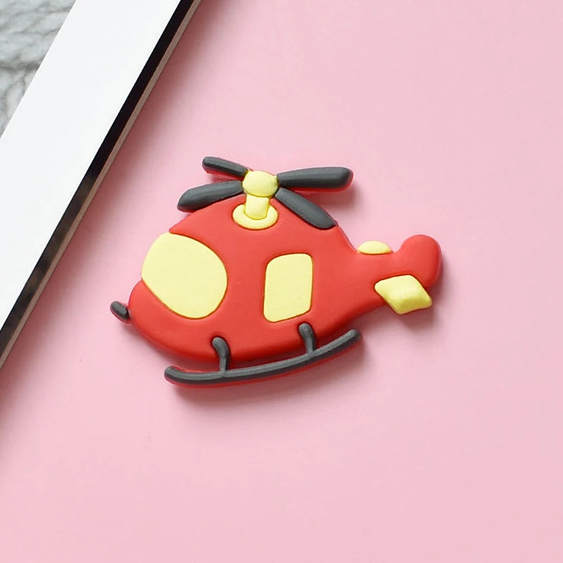 5Pcs Creative Cartoon Car Fridge Magnets For Kids Small Size Magnetic Fridge Magnet Transportation Magnets