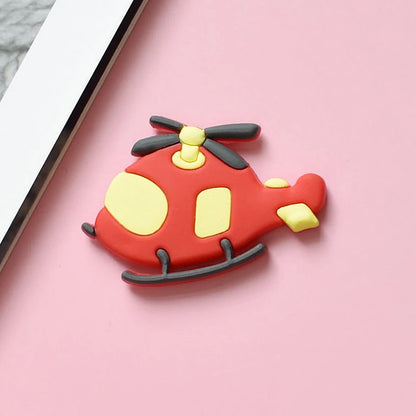 5Pcs Creative Cartoon Car Fridge Magnets For Kids Small Size Magnetic Fridge Magnet Transportation Magnets