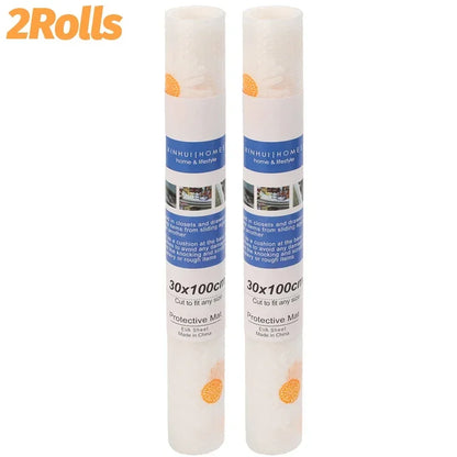 Non-Slip Drawer Mat Thicken Flower Pattern Shelf Cover Liners Waterproof Cabinet Pads EVA Placemat Table Fridge Pad Desk Covers