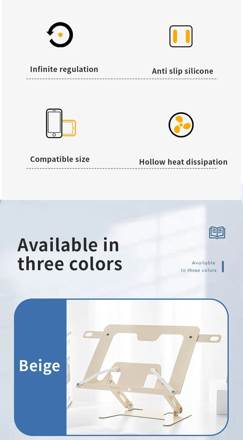 Laptop Holder Reading Stand Book Holder Multifunction Extendable Adjustable Reading Mobile Phones Office Study Desk Assessories