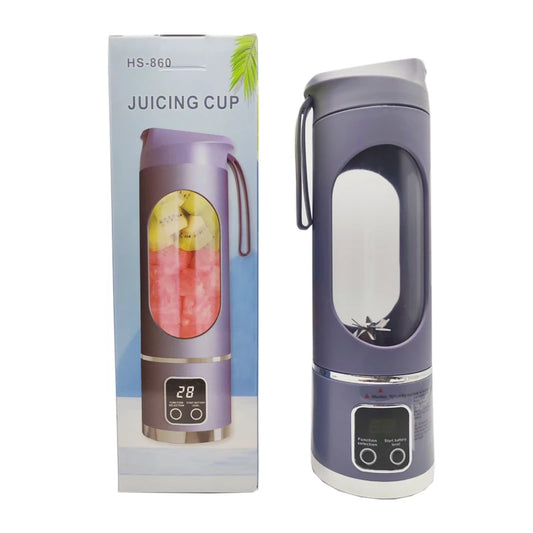 Household  Mixer Machine Portable Blender Crushed  Electric Juicer With 3 Speed 450ML Large Capacity Digital Display Juice Cup