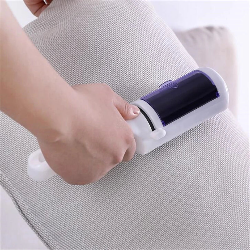 Clothing Dust Hair Removal Roller Cleaner Brush Suction Sweeper For Home Travel Portable Coat Cleaning Lint Sticking Roller