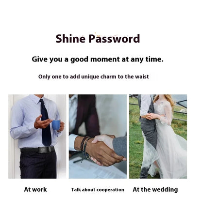 Luxury Men's Belt Genuine Leather Belt Men Adjustable Automatic Belt, Men's Business Belt Fashion Designer Belt for Men