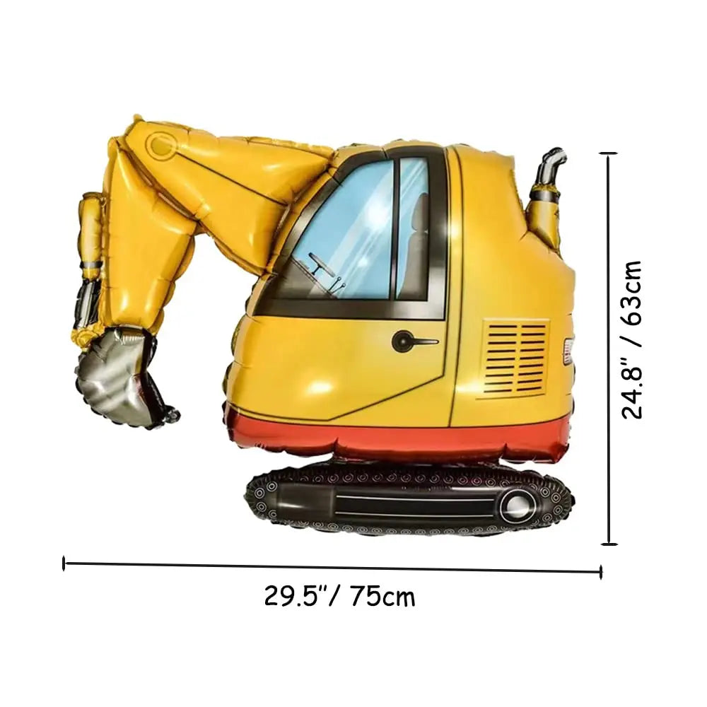 Construction Party Disposable Tableware Plates Cups Napkins Tablecloth Construction Truck Party Decor Excavator Party Favors