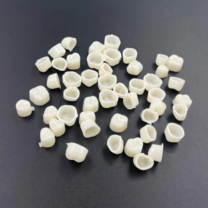 Teeth Veneers Dentistry Tooth Whitening Tools 50 Pcs/Box Dental Temporary Crown Kit Anterior Front Molar Posterior