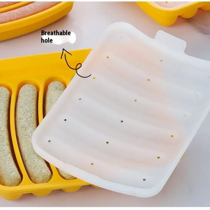 Food Grade Silicone Sausage Mold Baby Food Supplement Tool Home Made Hot Dog Ham Sausage Baking Mold Sausage Mold