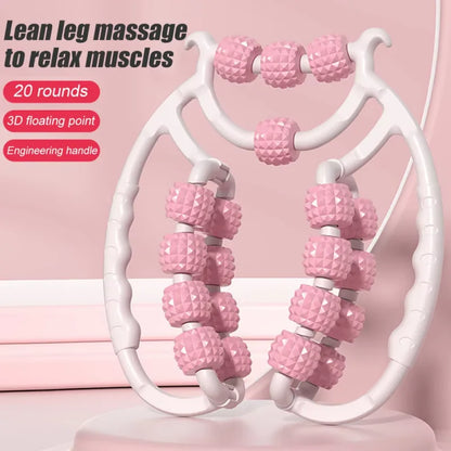 Massage roller slimming legs and rolling legs artifact ring clip calf meridians unblock muscles and relax roller slimming legs