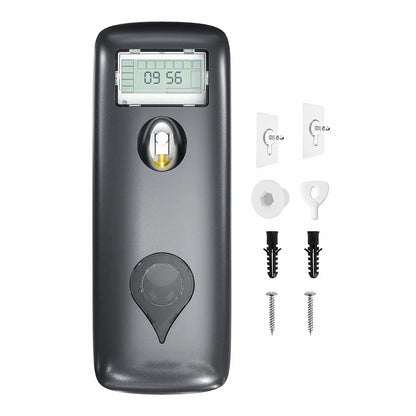 Liquid Air Freshener Dispenser Wall Mounted Automatic Fragrance Perfume Spray Room Toilet Odor Eliminator LCD Programmable 300ML