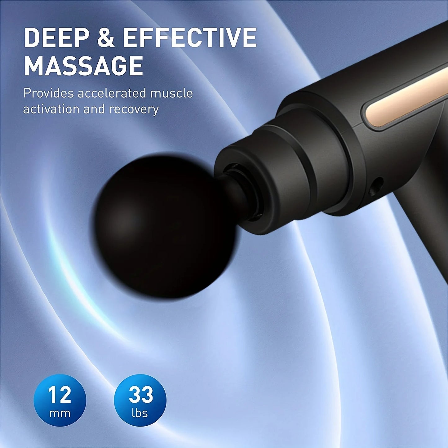 Mini Muscle Massage Gun Protable Body Massager Deep Handheld Percussion Massager For Body Back And Neck Leg