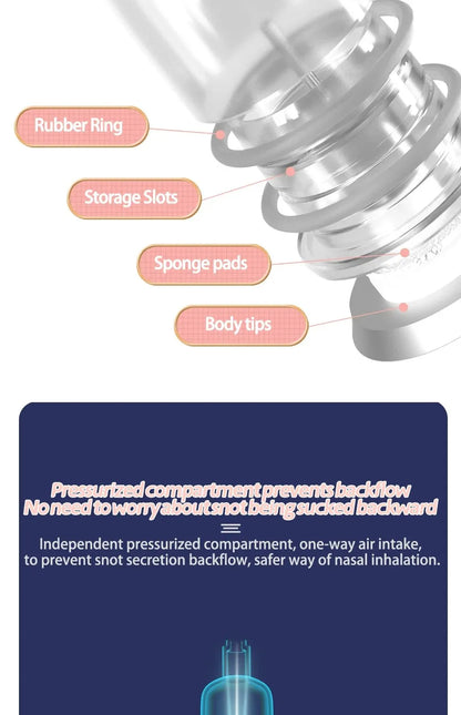Baby Electric Nasal Aspirator Low Noise 3 Suction Levels Rechargeable Nose Sucker Cleaner Snot Booger Mucus Remover For Infant