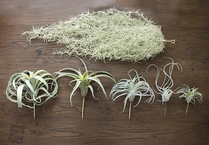 Luxury Air grass series big fake plants plastic wall hanging garden decoration plantas artificiales farmhouse home décor