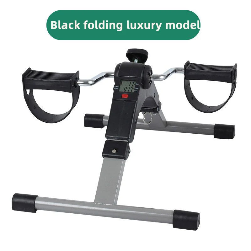 Pedals Exercise Bike Portable Mini Exercise Bike Bodybuilding Machine Elderly Rehabilitation Leg Arm Trainer Bicycle