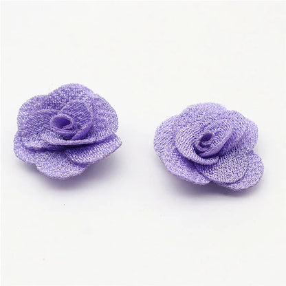 2.5CM Small Flower Clothing Headwear Accessories Three-dimensional Flower Handmade DIY Hair Accessories Accessories