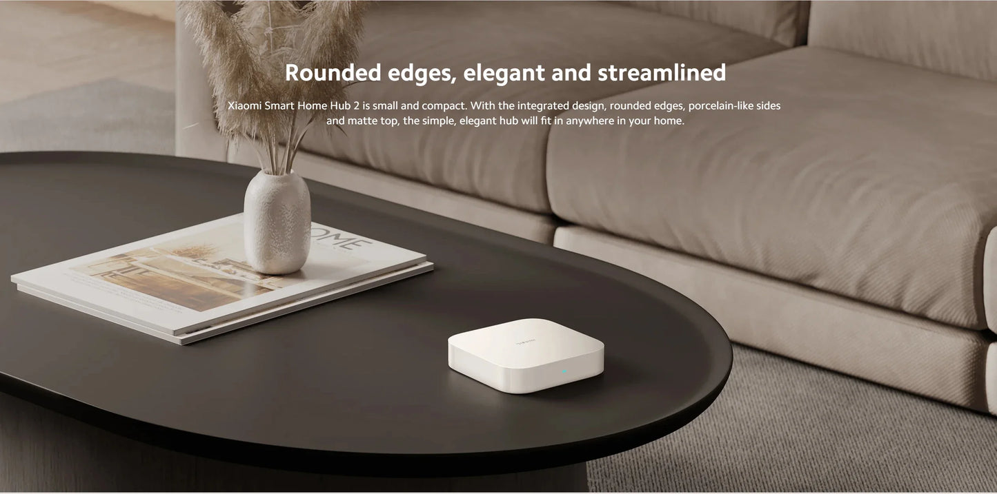 Xiaomi Smart Home Hub 2 Zigbee 3.0 Smart Gateway Wifi 5/2.4GHz Bluetooth Mesh Dual-band Wi-Fi Remote Control Mi Home APP