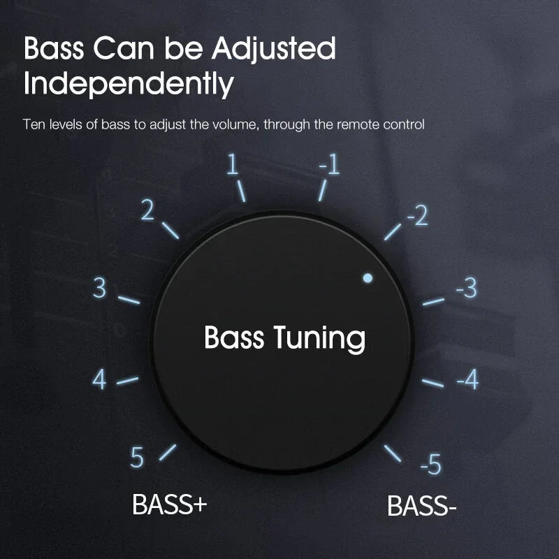 Soundbar Home Theater TV Audio 5.1 Bluetooth Dsektop Speakers 80W High Power Living Room Wall Mounted Remote Control Fully