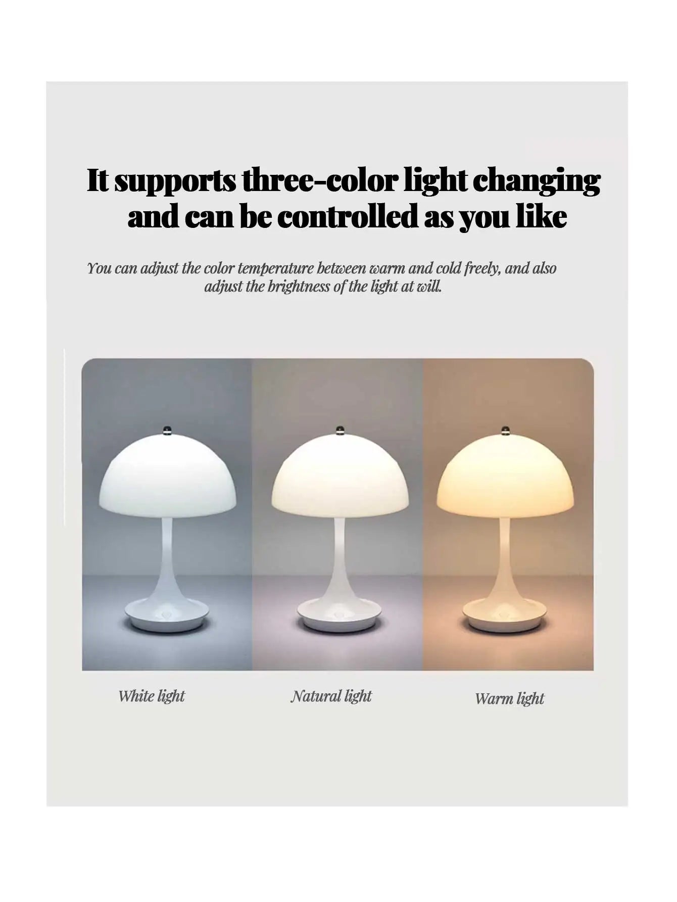 Modern Simple Pod Shaped Decorative Table Lamp, Rechargeable LED Dimmable Table Lamp, Bedroom Ambient Lighting