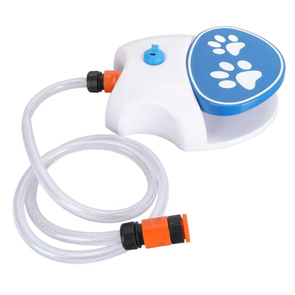 Step On Dog Water Dispenser Easy Connection Leakproof Dog Water Fountain 2 Water Dispensing Modes Simple Use for Pets for Lawn