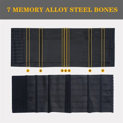 Shapewear Women Corset Belts Waist Trainer Body Shaper Double Tummy Control Slimming Sheath Flat Belly Reductive