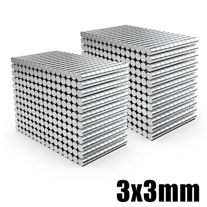 40/200pcs 3x3mm Fridge Magnets for Fridge Office