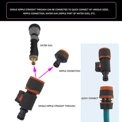 Plastic Valve Quick Connector Agriculture Hose Adapter Water Pipe Fittings