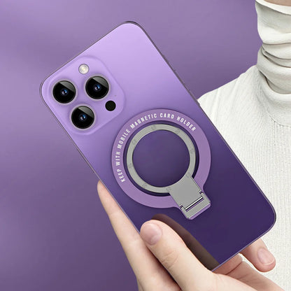 Cell Phone Ring Holder Stand Finger Grip Degree Rotation Kickstand Compatible iPhones Wireless charging