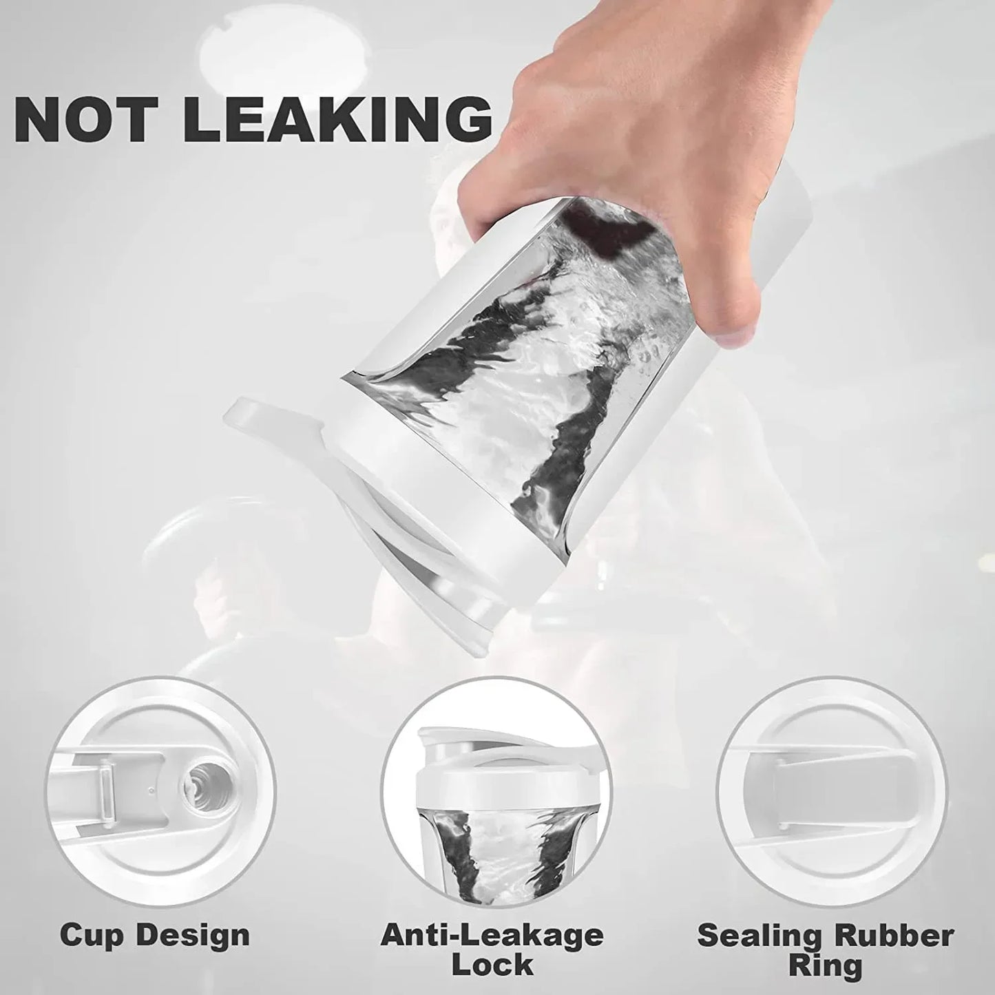 450ml Blenders Cup Portable Protein Powder Shaker Bottle Fitness Sports Mug Nutrition Shakers Cup Body Exercise Mixing Cup