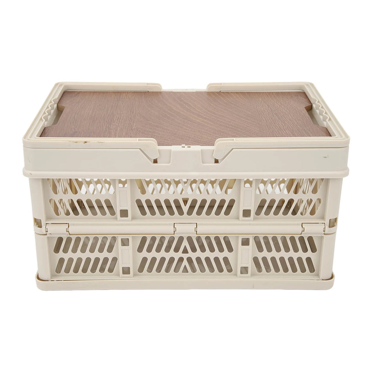 Foldable Camping Picnic Basket with Movable Board Large Capacity Multifunction Handheld Storage Box Home Organization