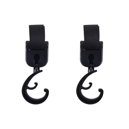 2pcs Car Back Seat Hook Multi-function Rear Seat Headrest Hanging Hook Umbrella Holder Seat Back Storage Interior Organizer