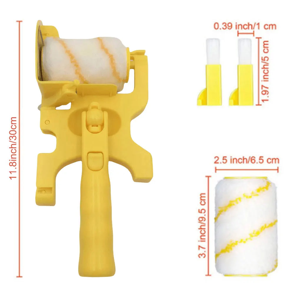 Paint Edger Roller Brush Hand-held Clean-Cut Paint Edger Roller Brush Portable Paint Edger Tool Wall Repair Tools for Ceiling