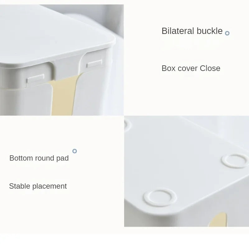 Cable Storage Box Desktop Power Strip Storage Box Dustproof Socket Storage Box Home Wire Case Wire Management Cable Organizer