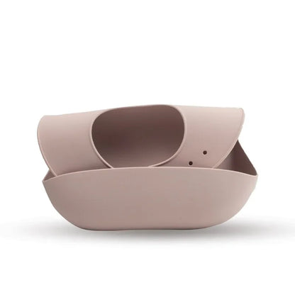 Baby Food Grade Silicone Children's Saliva Pocket 3D Waterproof Food Bib Rice Pocket Hygienic Silicone Bib for Children