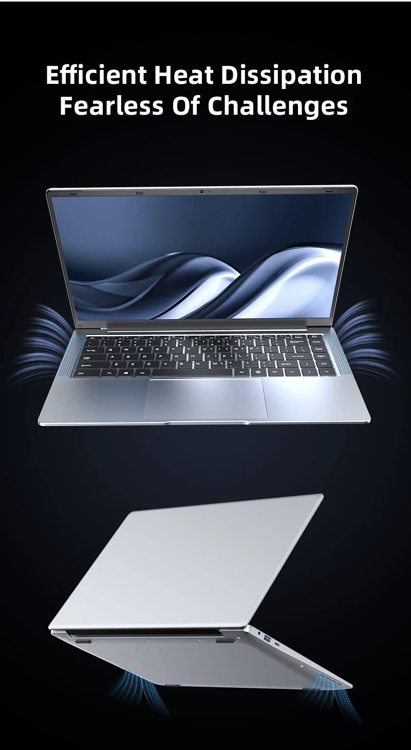 Intel Core i7-7500U 14.1 inch Laptop Computer Portable Windows 11 Notebook 12GB RAM 1TB 2TB SSD Office Study Laptops